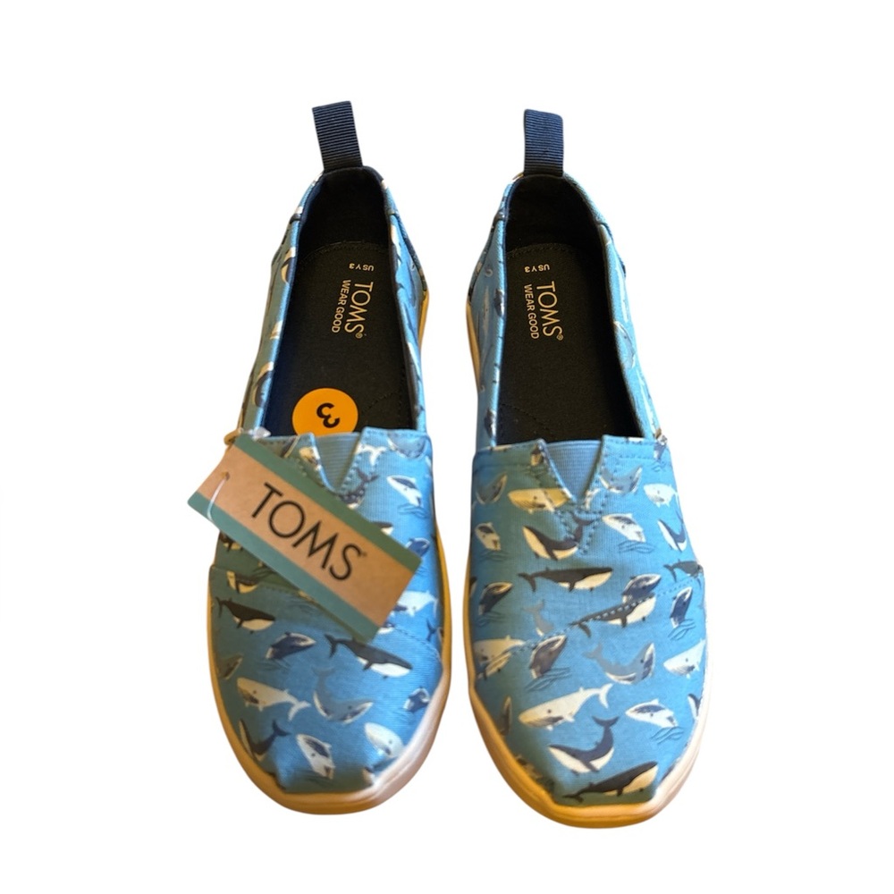 TOMS Kids NWT ALPARGATA Glow in the Dark Shoes